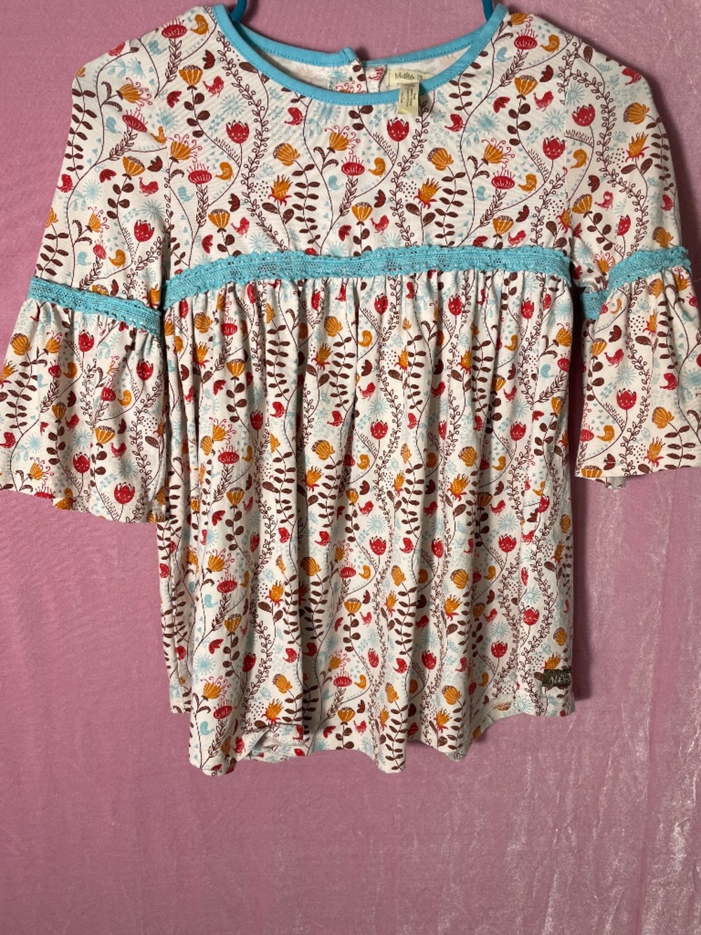Matilda Jane sz 10 peasant floral tunic top